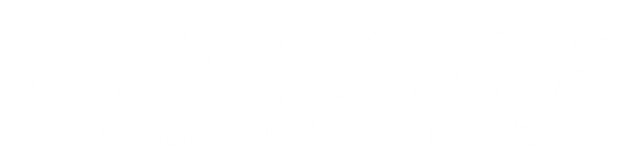 White vintage font logo that says Labcreature - Cats, Cryptids and Monsters.