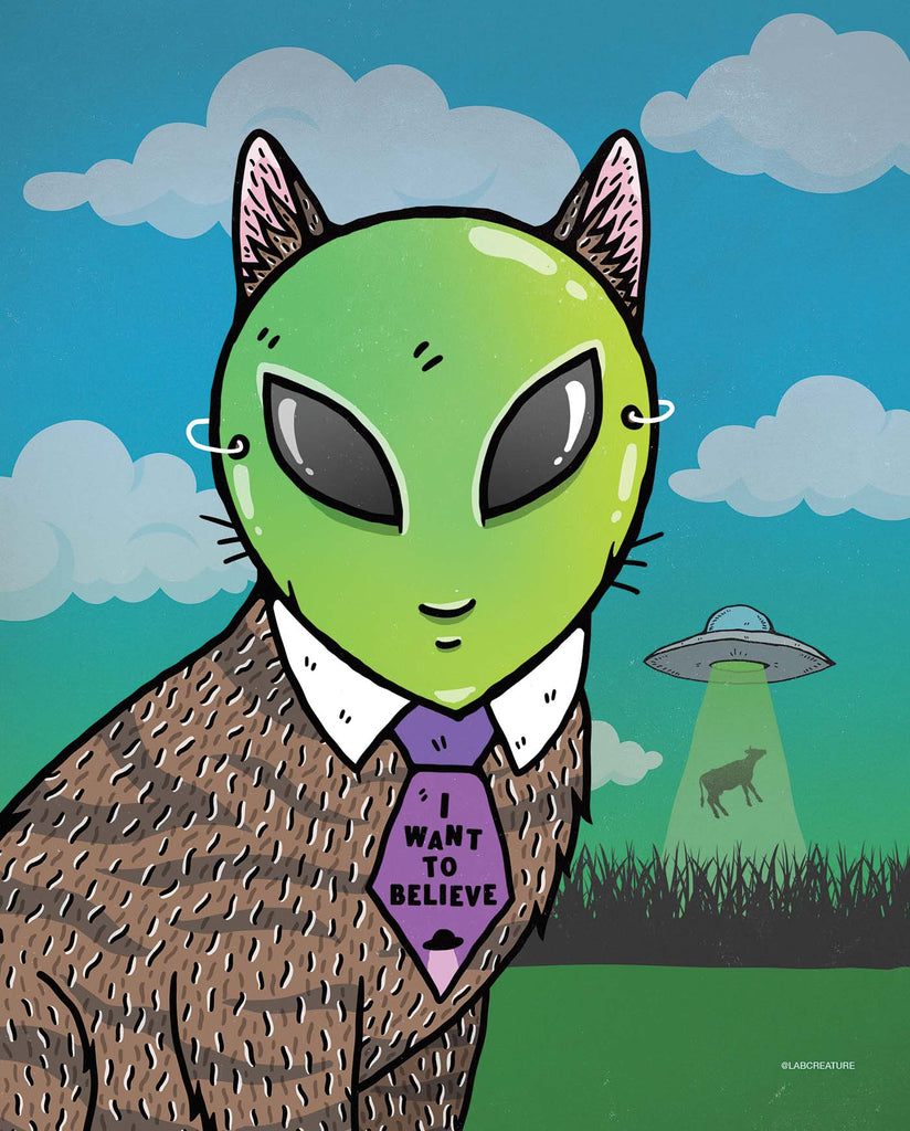 I Want To Believe (In Aliens) Cat